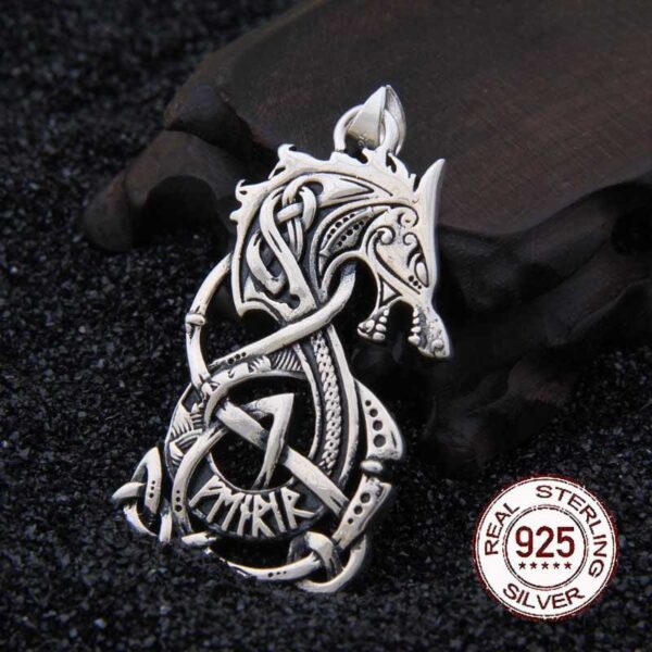 Collar Lobo Plata