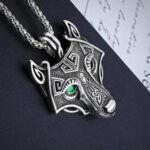 colgante lobo vikingo