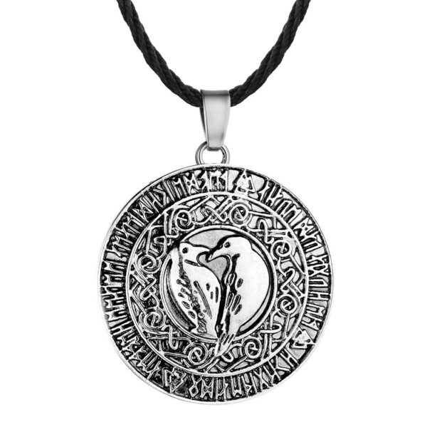 collar cuervos vikingo