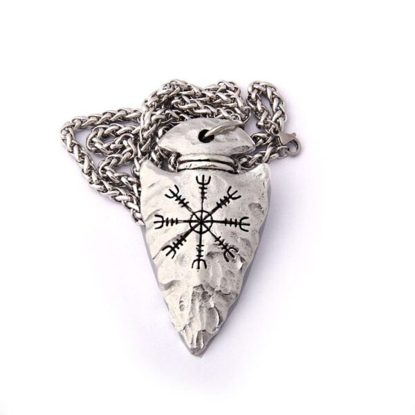 collar vikingo aegishjalmur