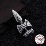 collar vikingo hombre plata