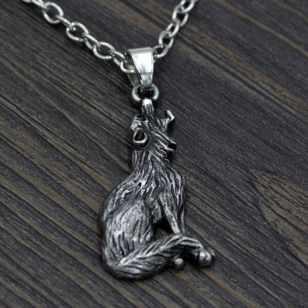 collar vikingo lobo