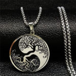 Collar Árbol de la Vida Yin y Yang