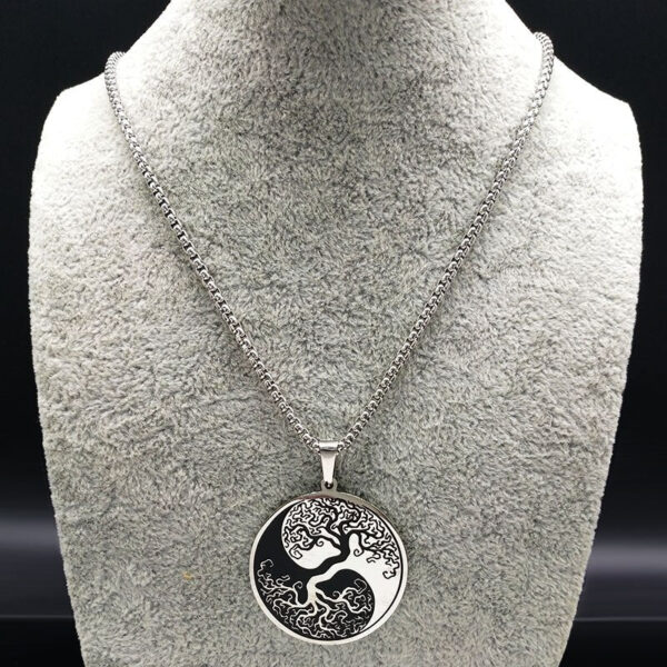 colgante yggdrasil yin y yang