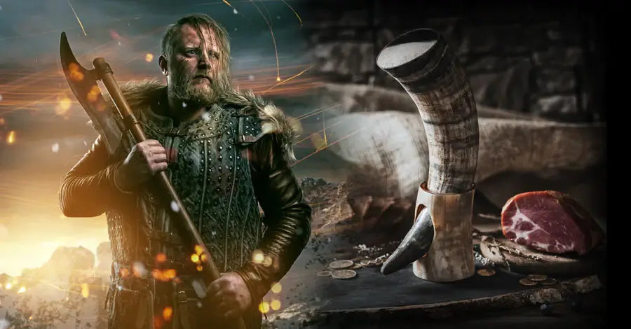 cuerno hombre vikingo