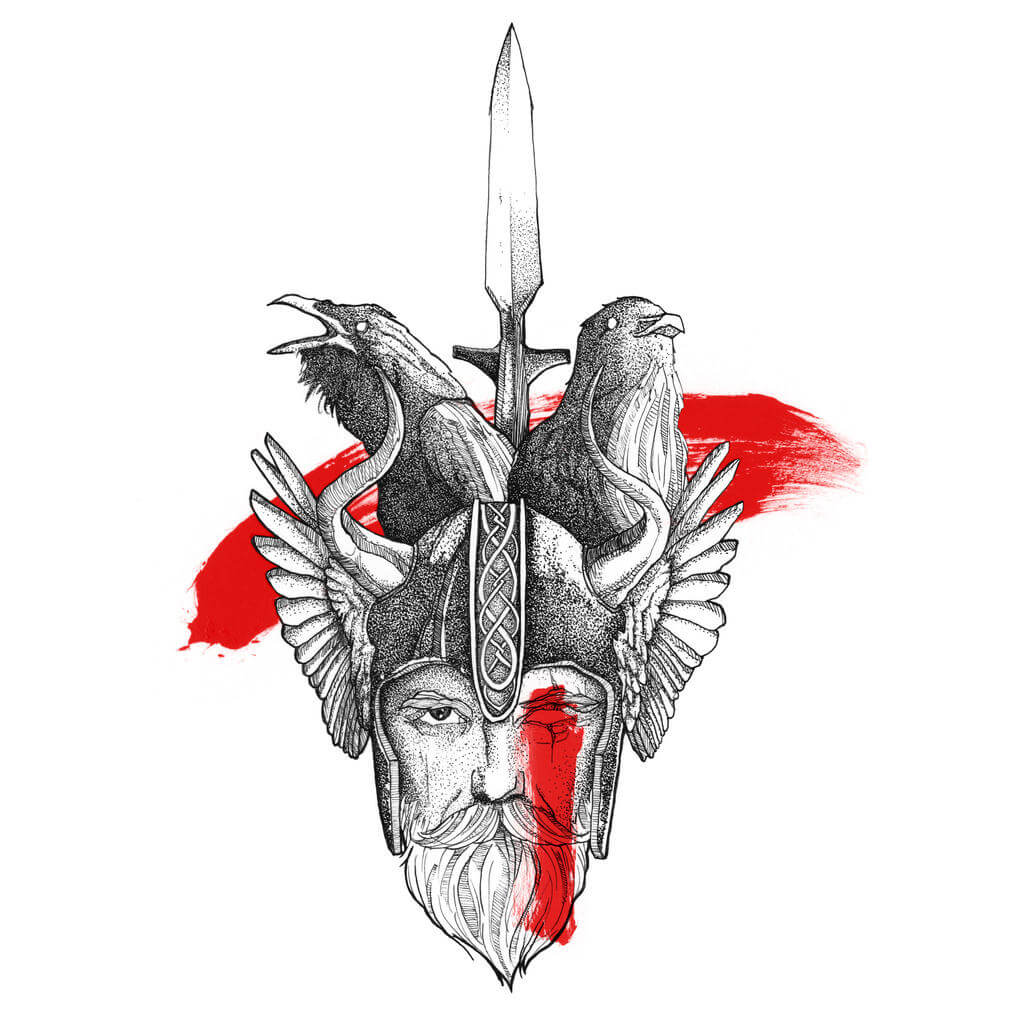 dios odin cuervos