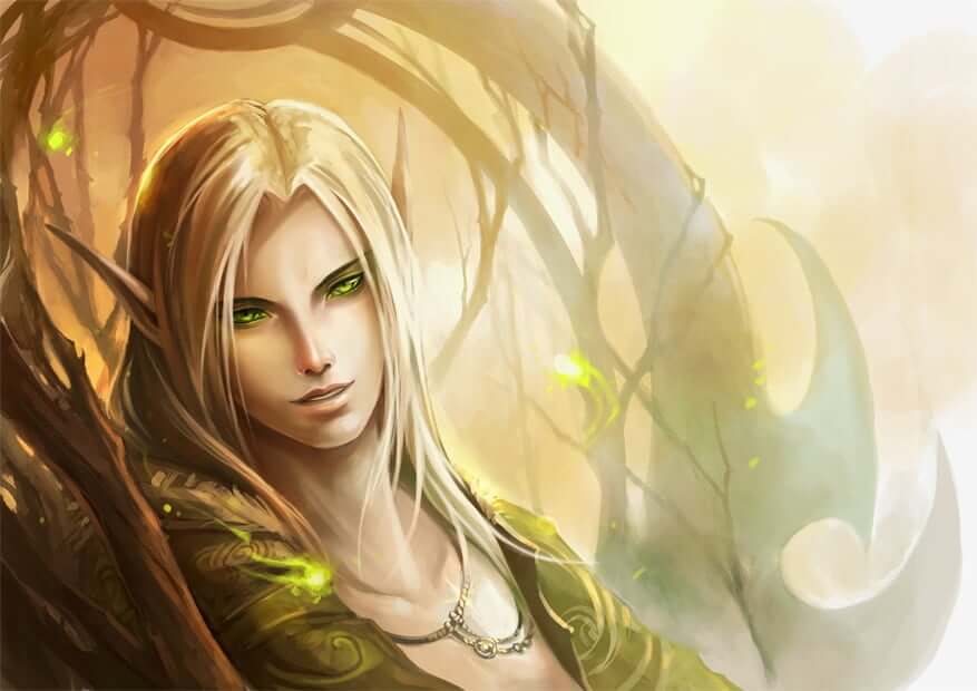 elfo luz mitologia