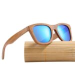 Gafas sol Madera - Bois Foncé - Bleu - gafas de madera