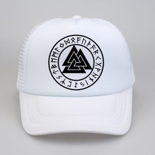 gorra vikinga blanca