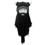 gorro vikingo barba negro