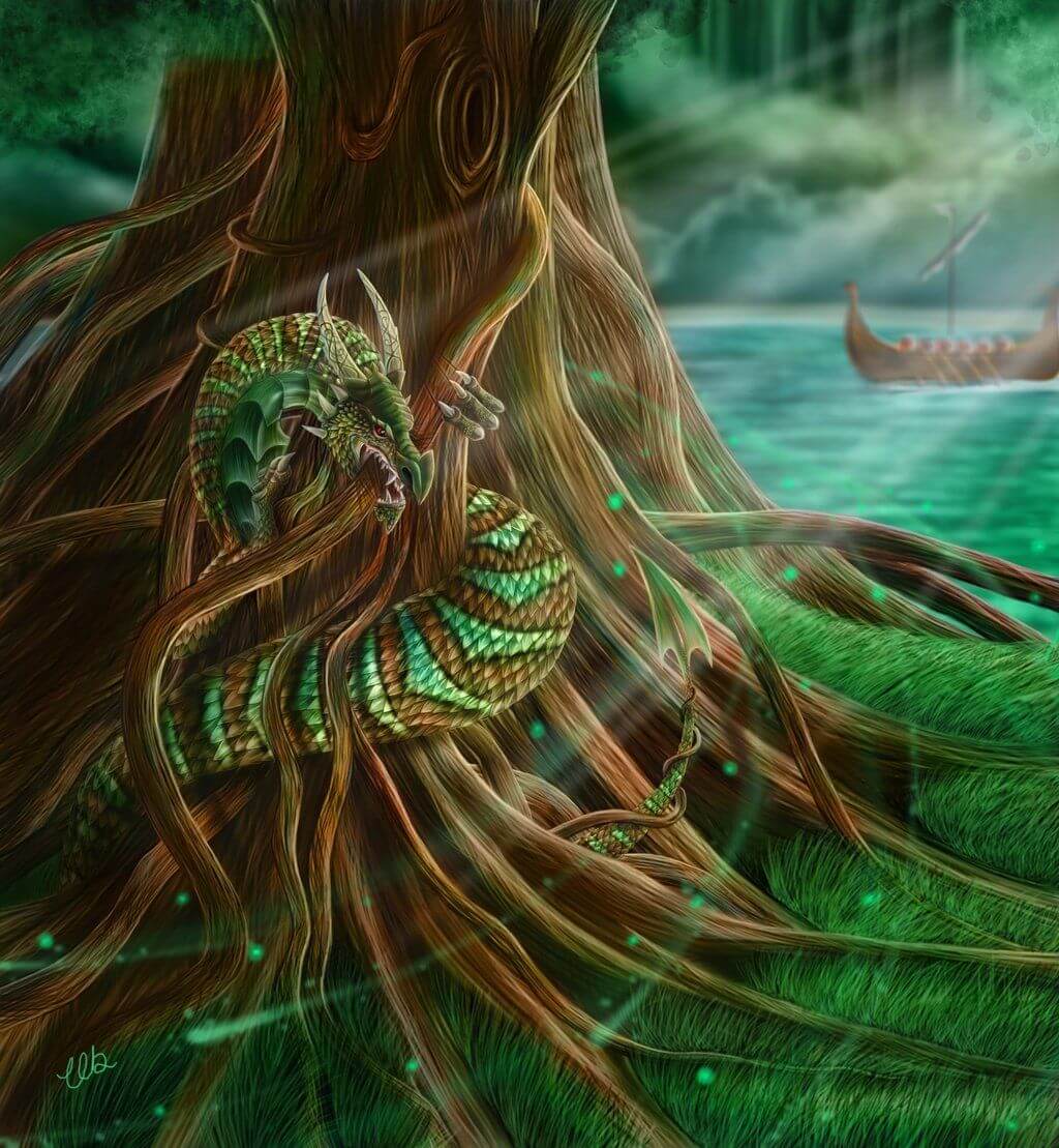 nidhogg arbol yggdrasil