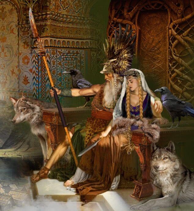 odin frigg mitologia