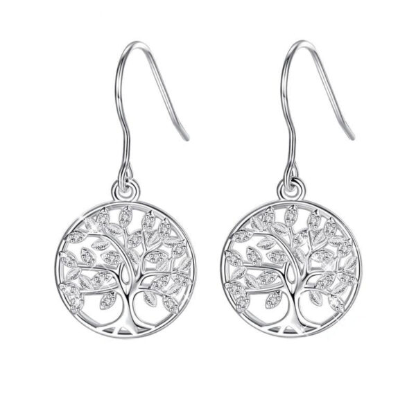 Pendiente Yggdrasil Plata