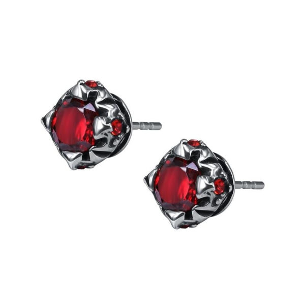 Pendiente Piedra Roja