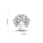 pendiente plata arbol vida