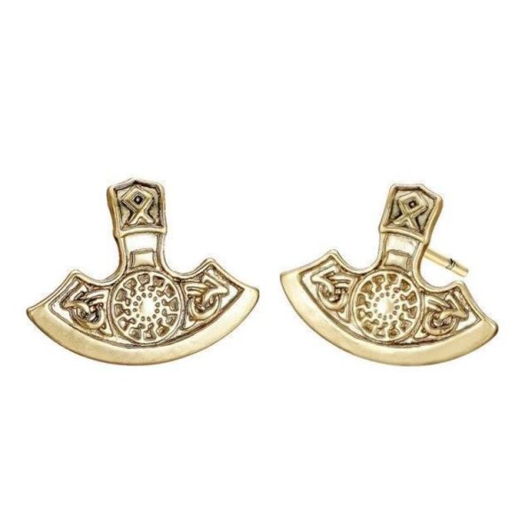 pendientes vikingos hacha - Biôrnólfr