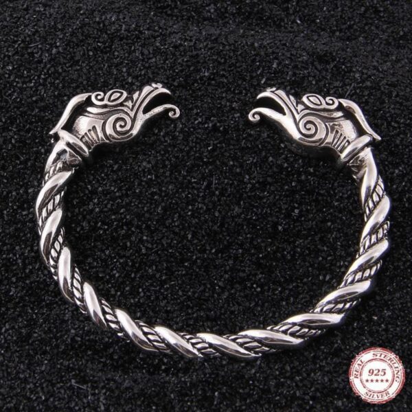 Pulsera Dragón Plata