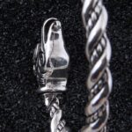 brazalete dragon plata