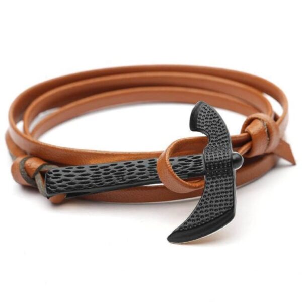 Pulsera Hacha Marron Claro