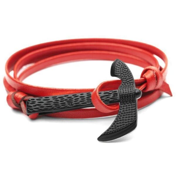 Pulsera Hacha Rojo