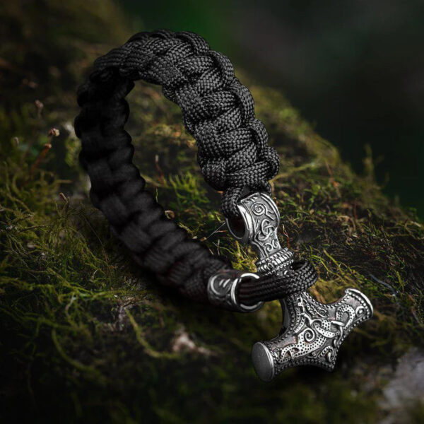 pulsera vikinga plata