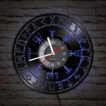 reloj de pared vegvisir azul