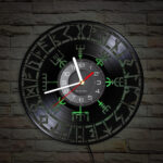reloj de pared vegvisir verde