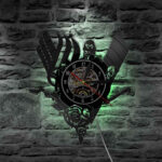 reloj pared luz